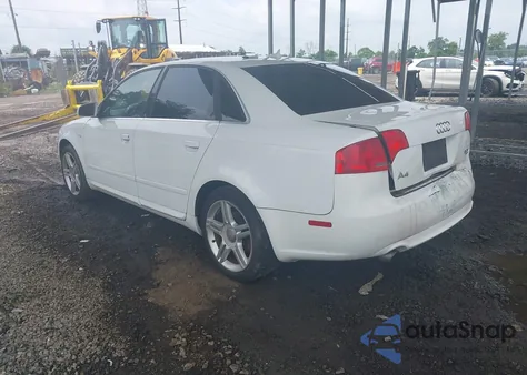 2008 Audi A4 2.0T z USA, uszkodzony, nr VIN WAUDF78E38A056297